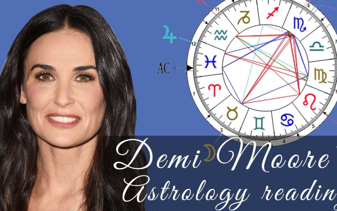 Demi Moore’s Astrological Profile – Natal Chart Reading, Palms and Numbers