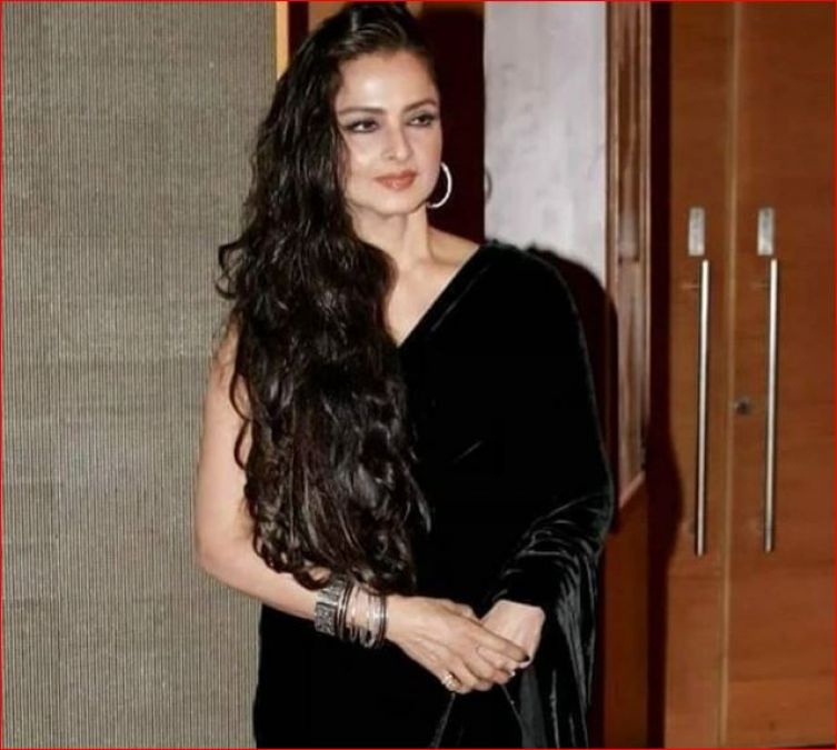 Rekha at the age of 64. 