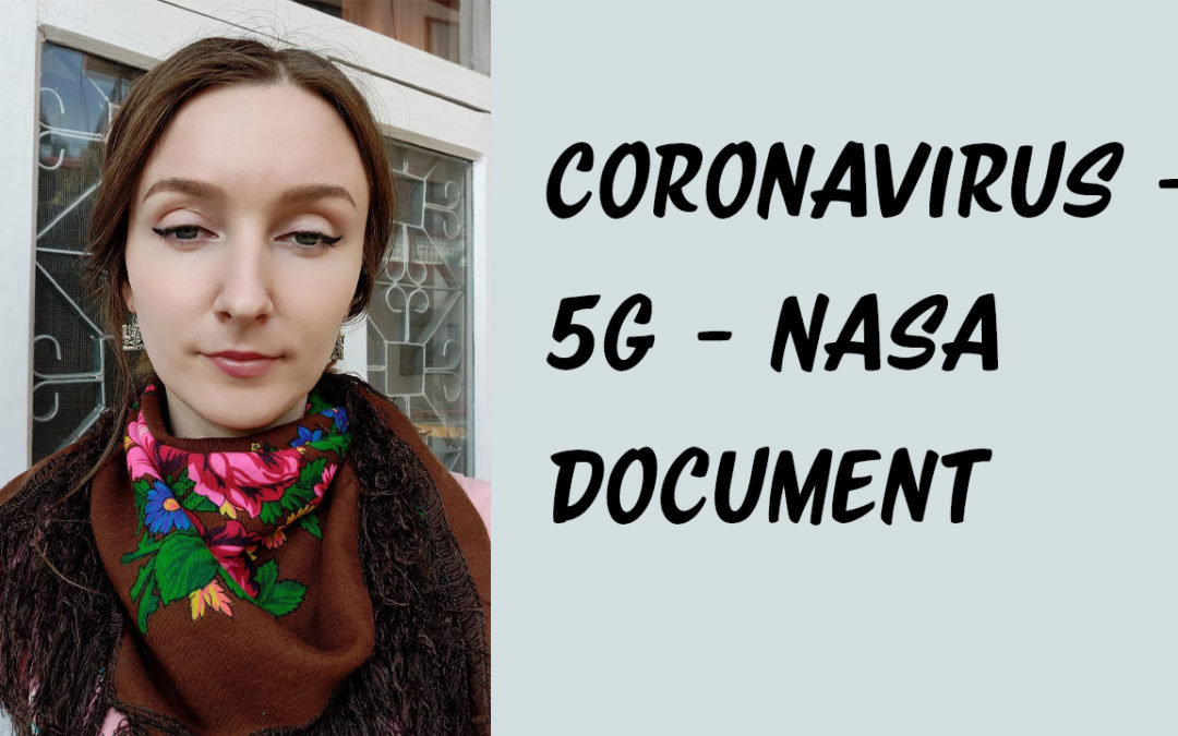 Short Personal Update: Coronavirus, 5G, NASA Document