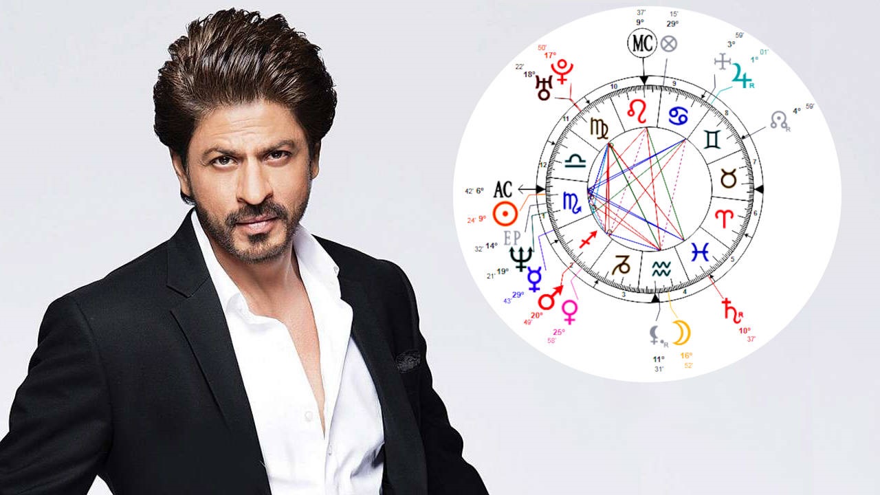 Shahrukh Khan's Astrology His Birth Chart Reading (Western) Simona Rich