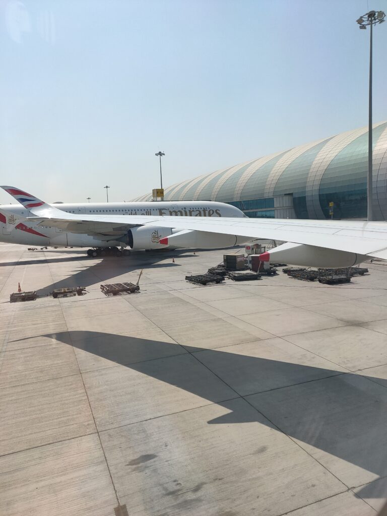 Leaving Dubai.