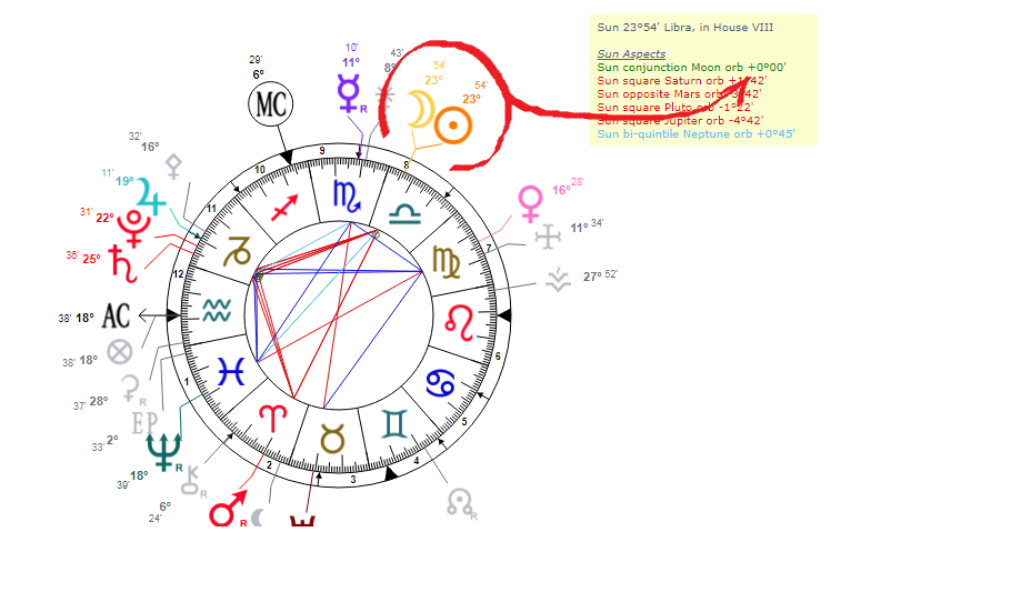 astrology born on new moon