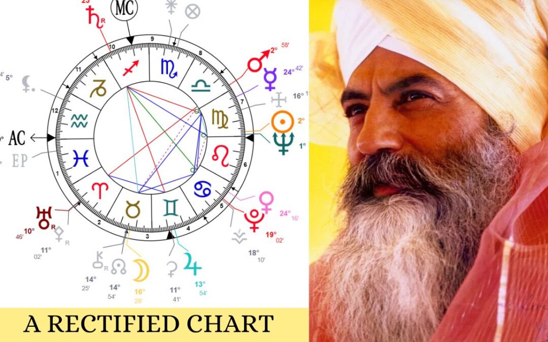 Yogi Bhajan’s Birth Chart Reading (Western Astrology)