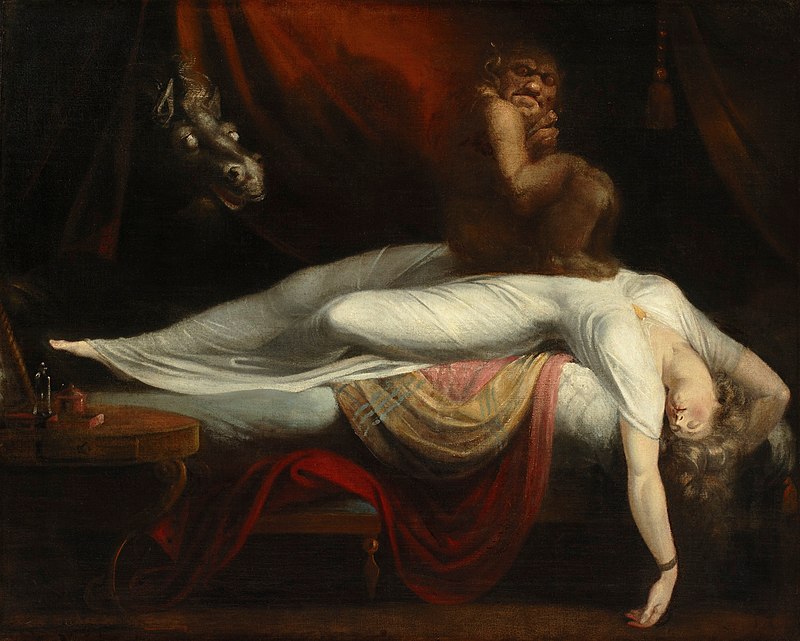 A succubus demon depicted by Henry Fuseli