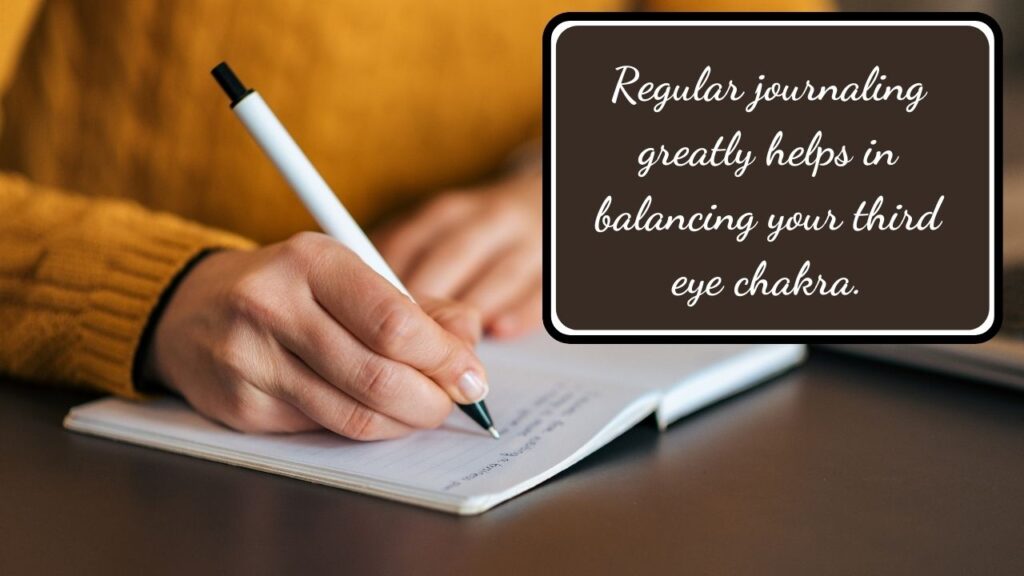 Third eye chakra balancing tip
