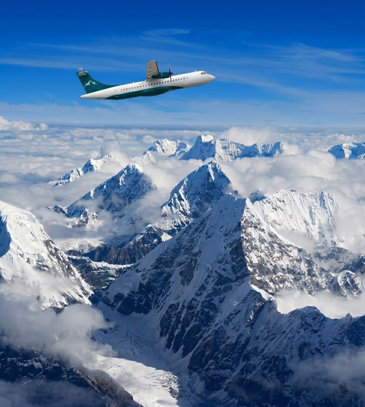 flying-over-himalayan mountains Flying over the Himalayas